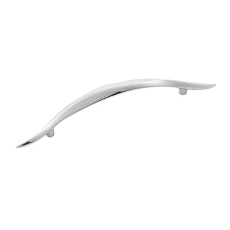 Belwith Products Belwith 128 mm C-C Willow Cabinet Pull - Polished Nickel BWH076649 14